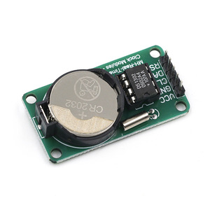 DS1302 Echtzeituhr modul mit Batterie CR2032 Elektronisches Komponenten modul für Stromausfall zeit - Product Image 1