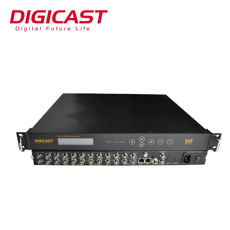 DIGICAST 32 channel MPEG-4 SD ASI Converter AV to IP Encoder with built-in Multiplexer