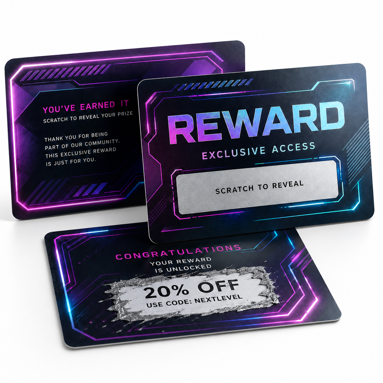 Scratch Off Gift Cards