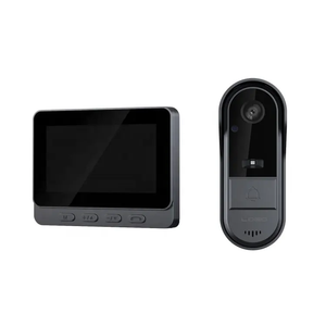 Cámara de timbre de video HD inalámbrica Nuevo sistema de seguridad para el hogar inteligente Plug-and-Play con intercomunicador de 2 vías Características impermeables - Product Image 1