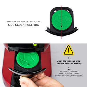 ICafilas Upgrade Wieder verwendbarer Edelstahl becher Langlebiger Kaffee-und Tee kapsel filter für Kaffee-und Tee maschinen - Product Image 5