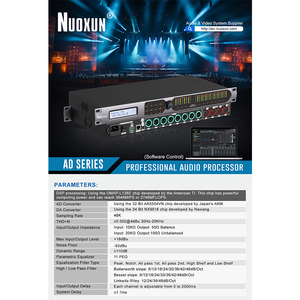 48K Sampling Rate 4X8 Channels Dsp Digital Audio Processor Professional Audio Speaker Management System - Product Image 6