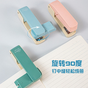 Biểu Tượng Tùy Chỉnh 360 Độ Xoay Đa Chức Năng <span class=keywords><strong>Stapler</strong></span> Của Nhãn Hiệu Điện Sinh Viên Văn Phòng Phẩm Vật Liệu Nhựa Cho Văn Phòng Sử Dụng - Product Image 1