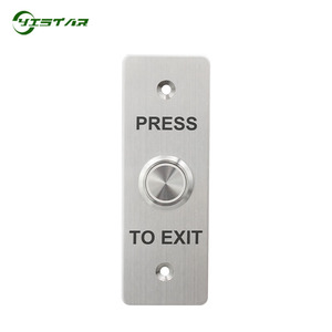12V Pulsante di Uscita NC/NO/COM Metallo di Uscita Pulsante di Rilascio Interruttore Per Sistema di Controllo di Accesso della Porta porta di Uscita Exit Button - Product Image 4