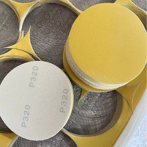 Yellow Color Hook and Loop Sanding Disc Polishing Car Paint <strong>100mm</strong> Flexible Backing Padwith <strong>Turbo</strong> for Sanding Disc - Product Image 2