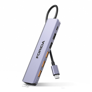 10Gbps USB-C a USB-A 3.2, USB-A 2.0, USB-C 3.2 e tipo-C 5V Hub per finestre, MacOS uso ufficio - Product Image 1