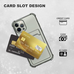 Cheap Price Soft Tpu Mobile Phone <strong>Card</strong> Holder Phone <strong>Case</strong> for <strong>Iphone</strong> 12 Pro Max <strong>Iphone</strong> 13 14 6/7/8 Plus/Xs/Xr/X <strong>Case</strong> <strong>Card</strong> Holder - Product Image 5