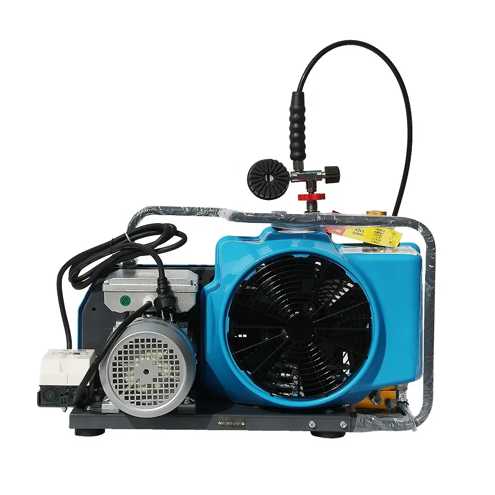 DMC-compresor de aire portátil para buceo, 300 bar, 4500psi, equipo de respiración para buceo, rescate, ingeniería subacuática