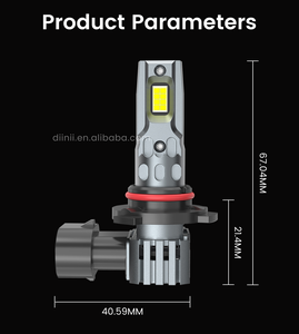 Siêu Công Suất Cao 60W 8000LM H7 H4 H11 <span class=keywords><strong>LED</strong></span> Đèn Pha Phổ 6500K Xe Ánh Sáng 12V 9005 9006 H7 H4 H13 9004 9007 hir2 - Product Image 6