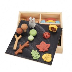 Scene Model Simulation Plant False Stone Simulation Number Children&amp;#39;<strong>s</strong> Toy Set Wild Scene Animal <strong>Cognition</strong> Wooden Toys - Product Image 2