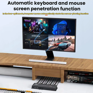 4K 30Hz HDMI多查看器4x1计算机4进1出四路无缝HDMI KVM开关多查看器视频切割分段切换器 - Product Image 3