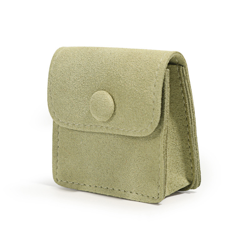 green jewelry pouch