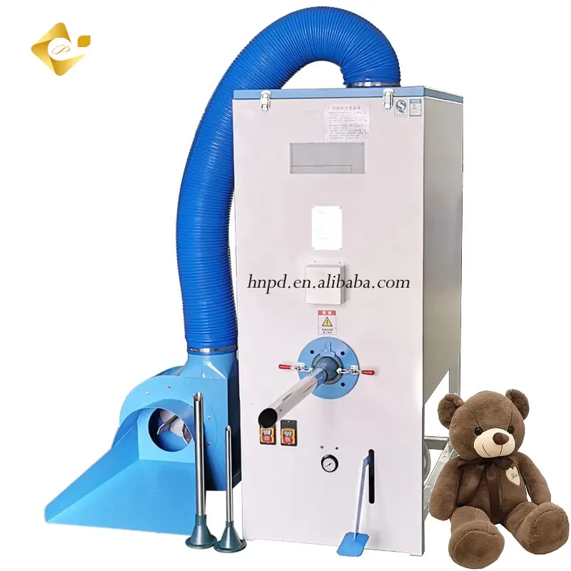 Travesseiro de poliéster infantil, máquina de enchimento de fibra de brinquedo para uso comercial