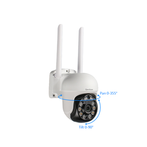 3MP10XデジタルズームIP66Tuyaスーパーミニ1.5 "WiFiPTZスマートデュアルライトカメラWebブラウザービュー - Product Image 3