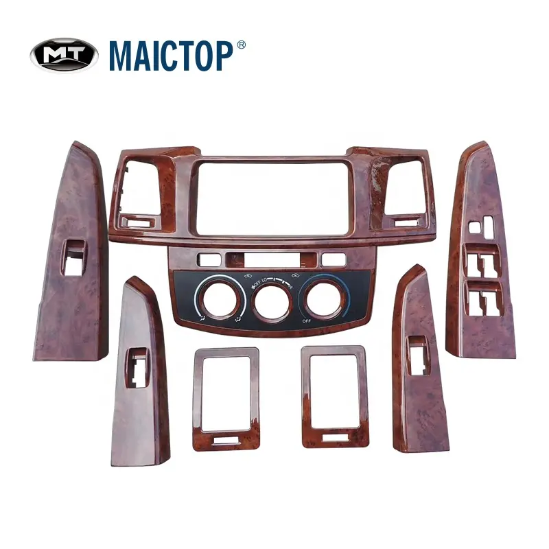 MAICTOP araba aksesuarları dash kurulu paneli hilux vigo 2005-2014 için kontrol paneli gösterge paneli araba iç dekorasyon