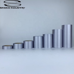 工厂库存定制印花丝带光滑柔软固体全色聚酯缎带礼品包装 - Product Image 6