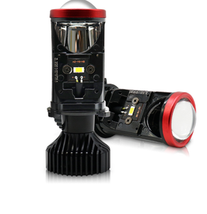 Y8รถโคมไฟ Bulb3570ชิปไฟหน้าหลอดไฟมินิ Bi Led โปรเจคเตอร์ไฟหน้าเลนส์ H4ไฟ Led - Product Image 1