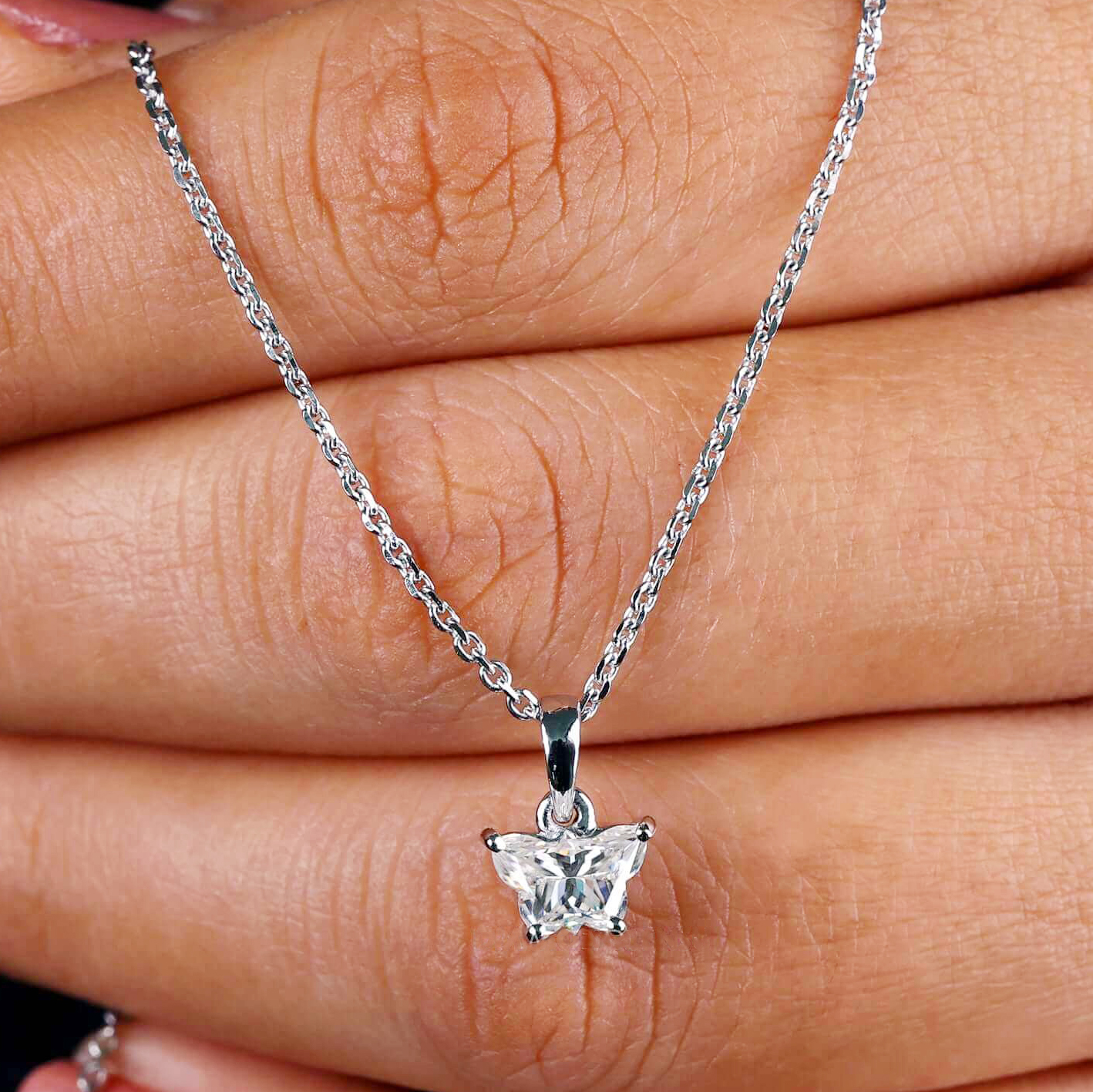 Butterfly Pendant Necklace