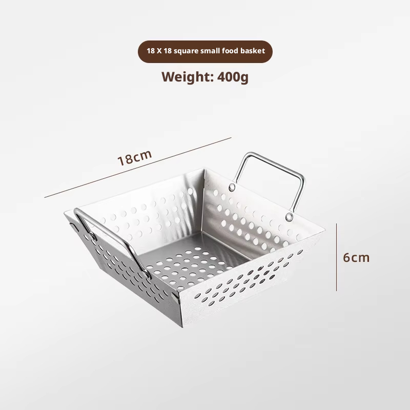 18*18cm fruit basket-silver