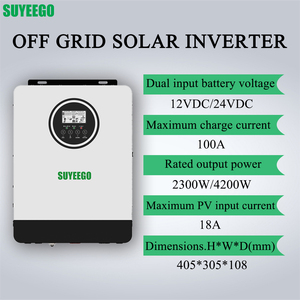 Suyeego新モデル5kva 4.2kwデュアルボルト24v 12v入力単相Ac Dcソーラーインバーターオフグリッドインバーター家庭用 - Product Image 3