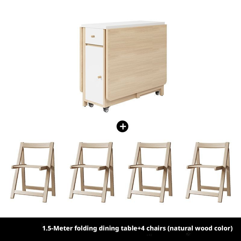 Natural Color + 4 Chairs