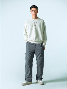 Quần thể thao nam thể thao nhanh khô nhẹ tập thể dục thể thao quần bó sát eo đàn hồi chống nước đi bộ đường dài túi khóa kéo phẳng phía trước Giữa eo - Product Image 4