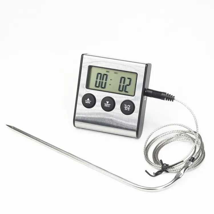 KH-TH001 profesyonel Mini mutfak pişirme gıda zamanlayıcı dijital et termometresi barbekü ızgara için