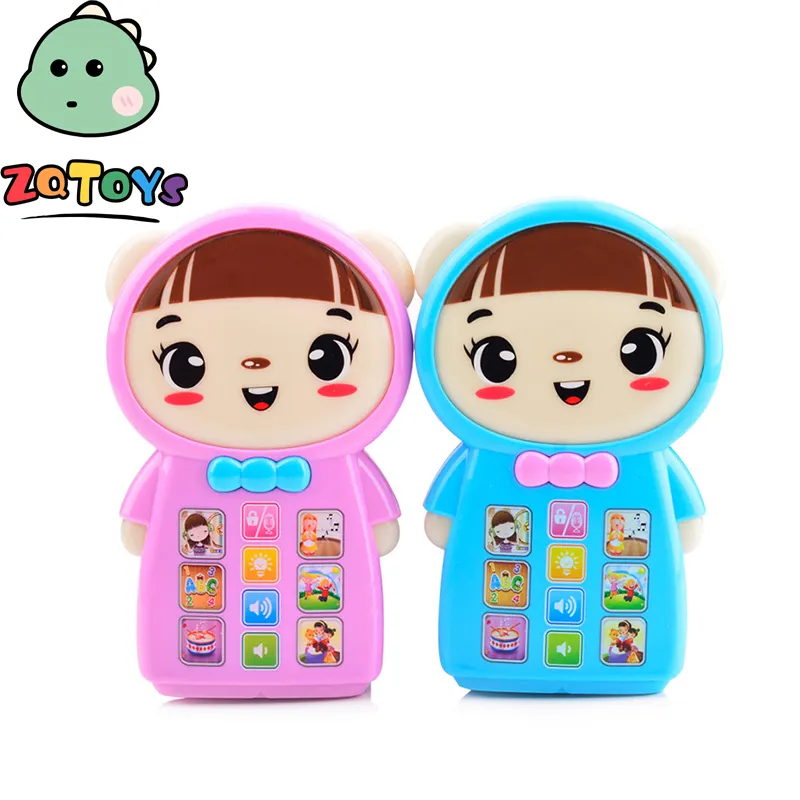 Zqtoys ילדי למידה רוסית אנגלית שפה מוקדם חינוך מפעל לעשות Oem אור מוסיקה למידה מכונה סיפור לילדים