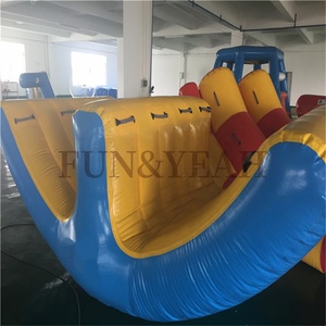 Şişme tahterevalli su parkı Totter devrim salıncak slayt eğlence için eğlenceli su engel tahterevalli şişme su oyuncakları - Product Image 5