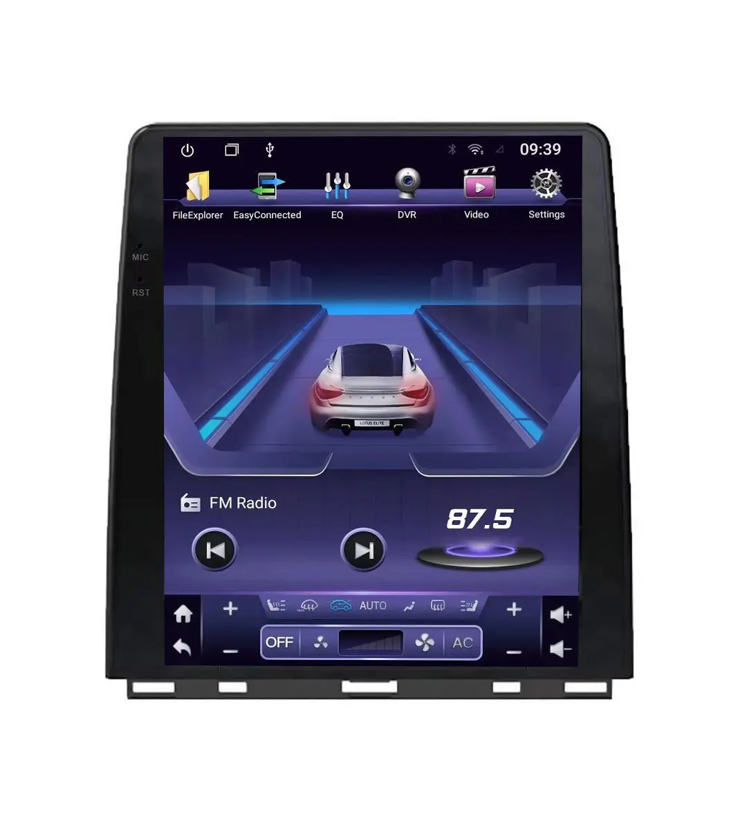 Đối Với RENAULT CLIO 5 2013 + Android 9.0 Bộ Điều Hướng GPS Trên Xe Hơi Kiểu Tesla Không Có Đầu Ghi Băng DVD Trình Phát Đa Phương Tiện Tự Động Âm Thanh Nổi