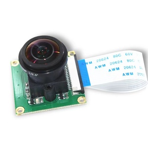 Módulo de cámara de 5Mp con lente ojo de pez gran angular de 175 grados para Raspberry Pi 2 4 3B