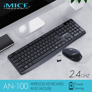 IMICE AN-100 Office Wireless <strong>Keyboard</strong> and Mouse Kit Black Gamer <strong>Combo</strong> Set for PC <strong>Computer</strong> - Product Image 6