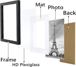 18x24 Picture <strong>Frame</strong>, Display Pictures 16x20 with Mat or 18 X 24 Without Mat, Poster <strong>Frame</strong> for Wall Mounting Display - Product Image 6