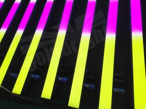 1mLEDチェイスライトバーフラッシュ16セグメントピクセルコントロール224pcs smd 5050 RGB 3in1LEDカラーチェイシングバー (Djディスコナイトクラブ用) - Product Image 2