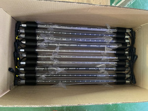LED Rain 1M Meteor licht DMX 3D RGBW Pixel röhre für Nachtclub Bühne DJ Stand Geometrie Beleuchtung programmier bar von Artnet Controller