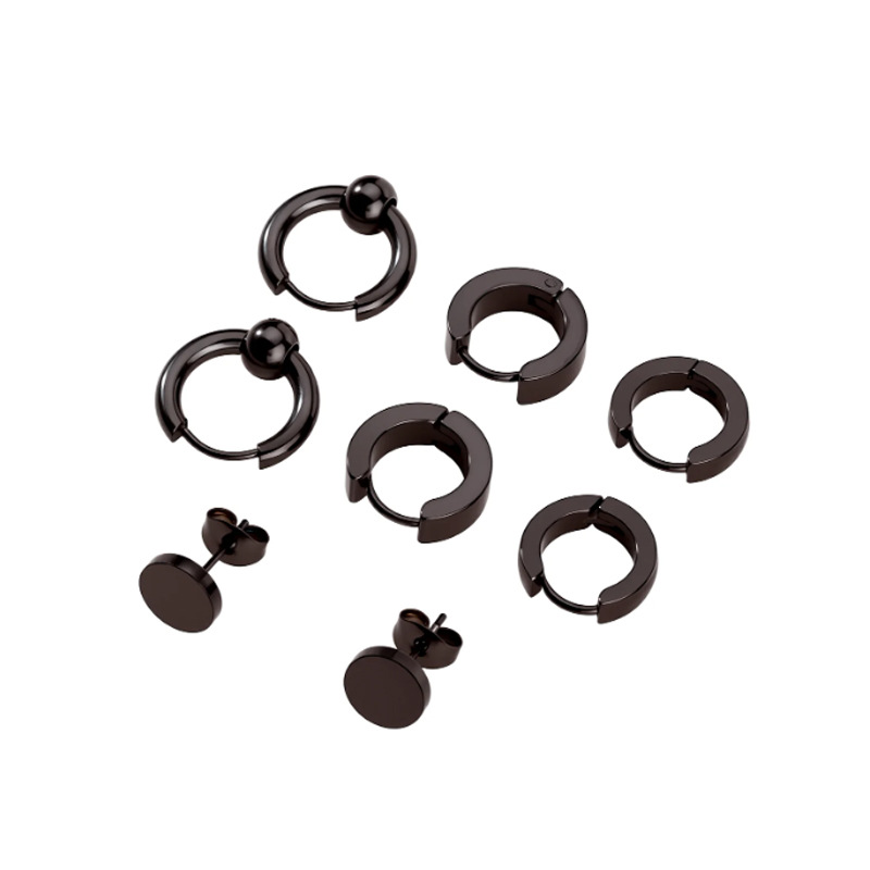 8 piezas negro