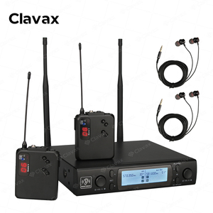 Clavax IEM-100 10 Bodypacks Không Dây Trong Tai Hệ Thống Màn Hình 2 Kênh Studio Loại Màn Hình Cho Sân Khấu Nhà Thờ Ban Nhạc Nhạc Nhạc Công Trường - Product Image 1