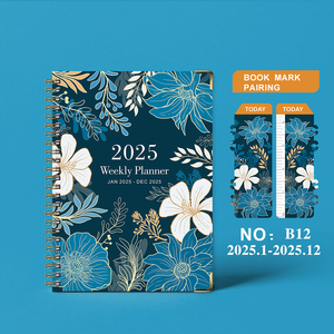 Organizzatore di Design personalizzato all'ingrosso diario di lusso Planner A5 spirale <span class=keywords><strong>Notebook</strong></span> Planner per ragazze