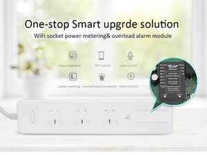 Hot ESP8266 Smart 3 Steckdosen leiste Stecker elektrische drahtlose Steckdose Smart Mini-WLAN-Stecker mit Energie messung - Product Image 4