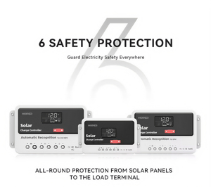 Controlador de panel solar inteligente Regulador 24V 12V DC Salida 30A PWM Controladores de cargador solar - Product Image 4