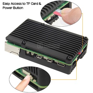 Funda Raspberry Pi 5 | Refrigeración pasiva | Carcasa de armadura de aleación de aluminio para Pi 5 - Product Image 4