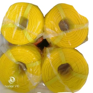 使用船用绳扭转pe绳8毫米100米混色塑料卷筒包装绳 - Product Image 4