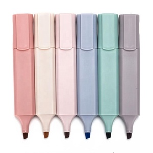 Penna evidenziatrice estetica a base d'acqua ad asciugatura rapida con colori crema punta scalpello per scuola e studio della Bibbia Set confezione - Product Image 3