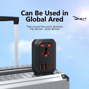 Adattatore di alimentazione da viaggio globale tutto in 1 carica per 5 dispositivi 4 tipi di spina di conversione adatto a più paesi - Product Image 5