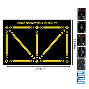 Customized Agility Soccer Football Footstep Training Mat Soccer <strong>Trainer</strong> Dribble Silent Auxiliary Props Non-Slip Silent Equipment - Product Image 1