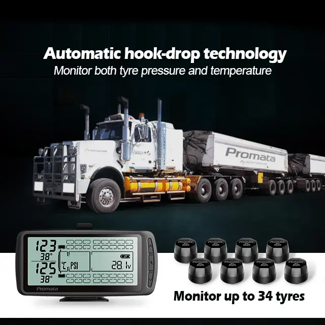 Phổ xe tải TPMS giám sát áp suất lốp xe tải Hạm Đội TPMS cảm biến áp suất lốp với giá bán buôn