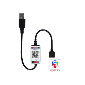 Смарт-контроллер, управление через приложение на смартфоне, 5-24 В, мини RGB для светодиодных лент 5050 RGB - Product Image 2