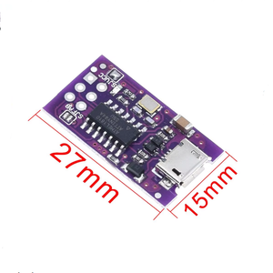 Mikro USB minik AVR ISP ATtiny44 USB minik iss programcı modülü