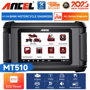 ANCEL MT510 Motorrad-Diagnosetool für DUCATI/Harley Gesamtsystem Motorrad-Scanner Code-Leser Fehlerlöscherservice - Product Image 1