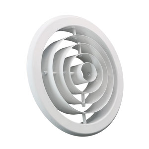 Hvac luft verteiler runde decke klimaanlage diffusor decke montierte strahl düse verstellbare ring kegel runder strahl diffusor